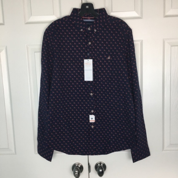 denim & flower slim fit